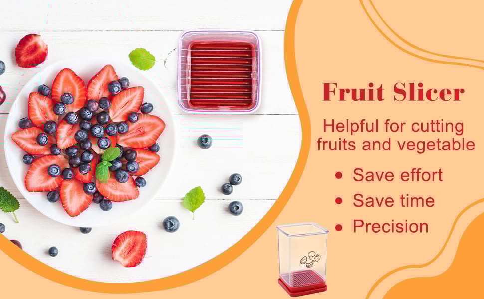 Fruit & Vegetable Cutting Slicer fruits and vegetables setup